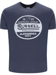 μπλουζα russell athletic presley s/s crewneck tee ανθρακι