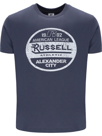 μπλουζα russell athletic presley s/s crewneck tee ανθρακι