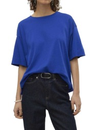t-shirt vero moda vmdidde loose 10301183 μπλε ρουα