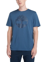 t-shirt timberland kennebec river tree logo tb0a2c2r s74 μπλε