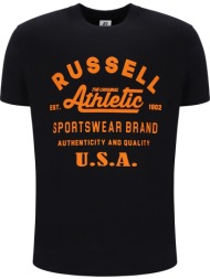 μπλουζα russell athletic kai s/s crewneck tee μαυρη