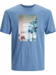 t-shirt jack - jones jcoseth 12210916 μπλε