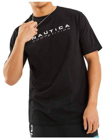 t-shirt nautica holden n7m01359 011 μαυρο