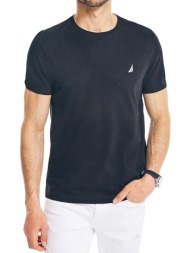 t-shirt nautica v36701 0tb μαυρο
