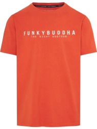 t-shirt funky buddha fbm009-010-04 πορτοκαλι