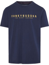 t-shirt funky buddha fbm009-010-04 σκουρο μπλε