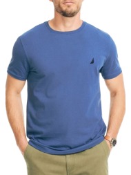 t-shirt nautica v36701 49f μπλε