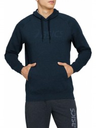 φουτερ asics big logo hoodie μπλε σκουρο