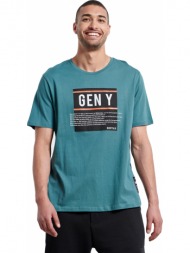 μπλουζα bodytalk gen y ss t-shirt tattoo green