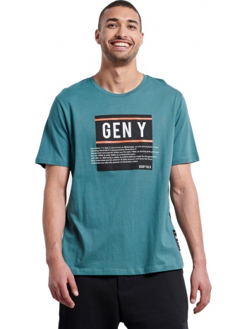 μπλουζα bodytalk gen y ss t-shirt tattoo green σε προσφορά