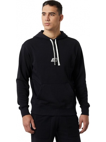 φουτερ new balance essentials fleece hoodie μαυρο σε προσφορά