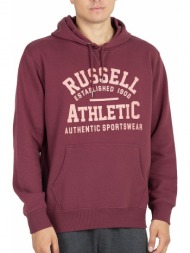 φουτερ russell athletic authentic sportswear pullover hoody μπορντο
