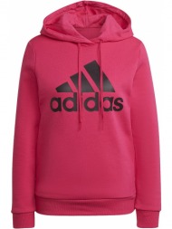 φουτερ adidas performance loungewear essentials logo fleece hoodie ματζεντα