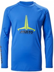 μακρυμανικη μπλουζα musto youth insignia uv fast dry long sleeve t-shirt μπλε