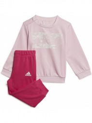 σετ adidas performance essentials logo sweatshirt and pants ροζ