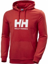 φουτερ helly hansen hh logo hoodie κοκκινο