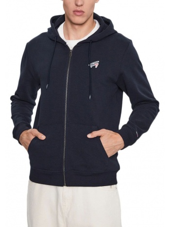 tommy jeans signature regular fit zip hoodie men σε προσφορά