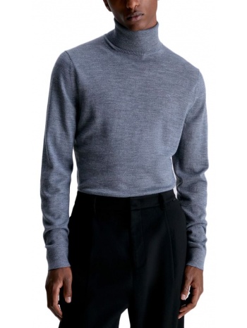 superior wool turtle neck sweater men calvin klein σε προσφορά