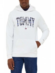 tommy jeans camo new varsity regular fit hoodie men