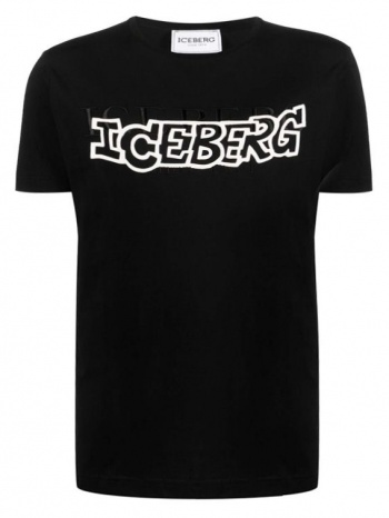 logo t-shirt men iceberg σε προσφορά