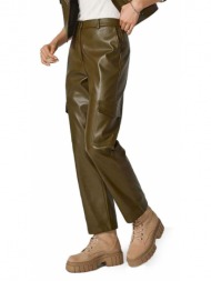 onlkim faux leather cargo pants women only