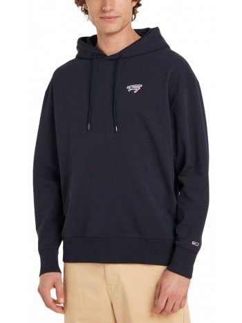 tommy jeans signature relaxed fit hoodie men σε προσφορά
