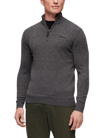 d5 ovin essential emb knit half zip pullover men superdry σε προσφορά