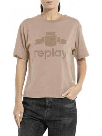 heavy cotton piece dyed t-shirt women replay