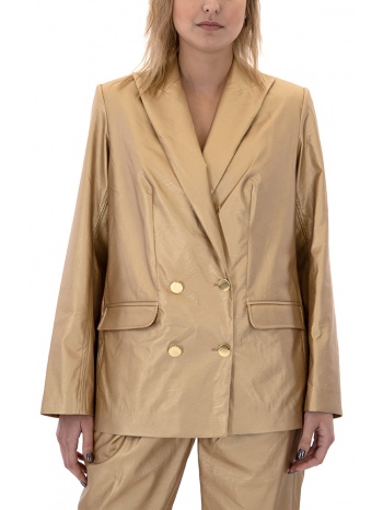 faux leather oversized blazer women mi-ro σε προσφορά