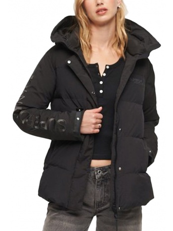 d4 sdcd city padded hooded wind parka jacket women superdry σε προσφορά