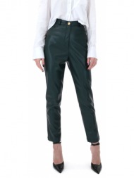 sandra faux leather slouchy fit pants women dolce domenica