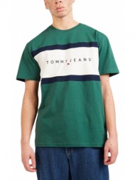 tommy jeans colour block regular fit t-shirt men