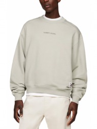 tommy jeans new classics crew neck boxy fit sweater men
