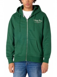 tommy jeans luxe relaxed fit zip hoodie men