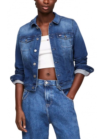 tommy jeans vivianne denim slim fit jacket women σε προσφορά