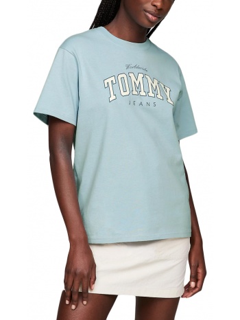 tommy jeans varsity lux relaxed fit t-shirt women σε προσφορά