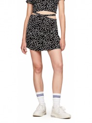 tommy jeans ditsy cut out mini skirt women