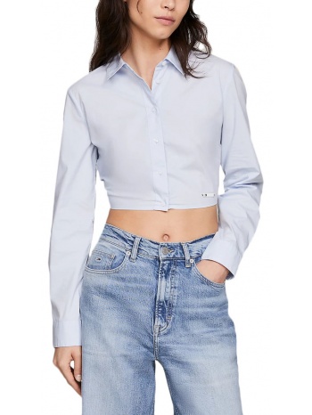 tommy jeans open back crop shirt women σε προσφορά