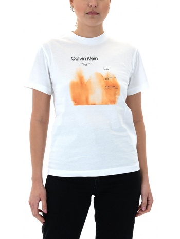 watercolor fade t-shirt women calvin klein σε προσφορά