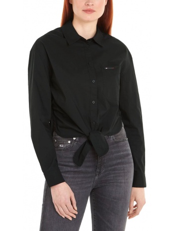 tommy jeans front tie shirt women σε προσφορά