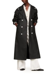 cotton oversize fit trench coat women tommy hilfiger
