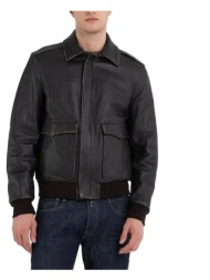 leather jacket men replay