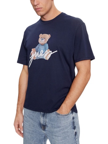 bear regular fit t-shirt men guess σε προσφορά