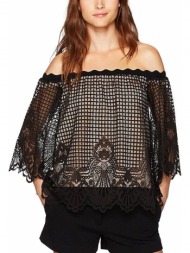 scallop lace top γυναικειο kendall & kylie