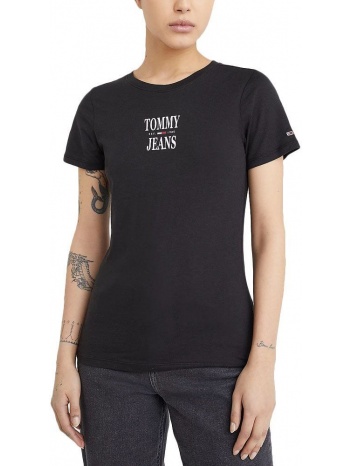 tommy jeans essential logo skinny fit t-shirt women