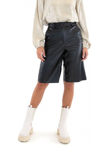faux leather bermuda shorts women my t wearables σε προσφορά