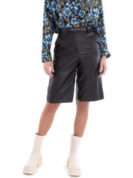 faux leather bermuda shorts women my t wearables