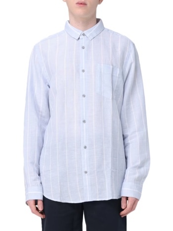 linen cotton stripe regular fit shirt men calvin klein σε προσφορά