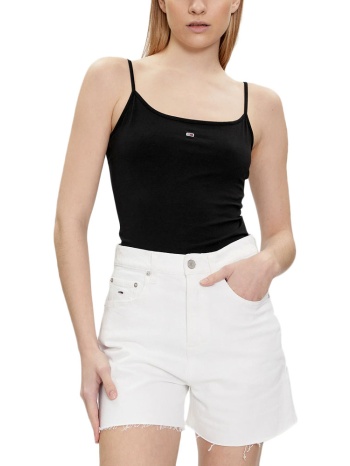 tommy jeans essential strap crop top women