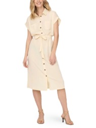 onlhannover belted midi shirt dress women only
